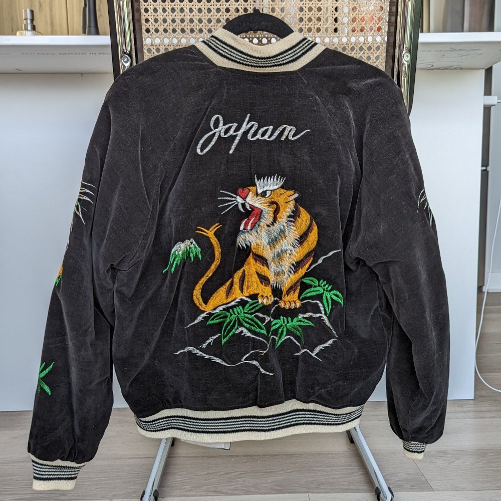 Authentic Reversible 1950's Vintage Sukijan Tour Jacket Size M